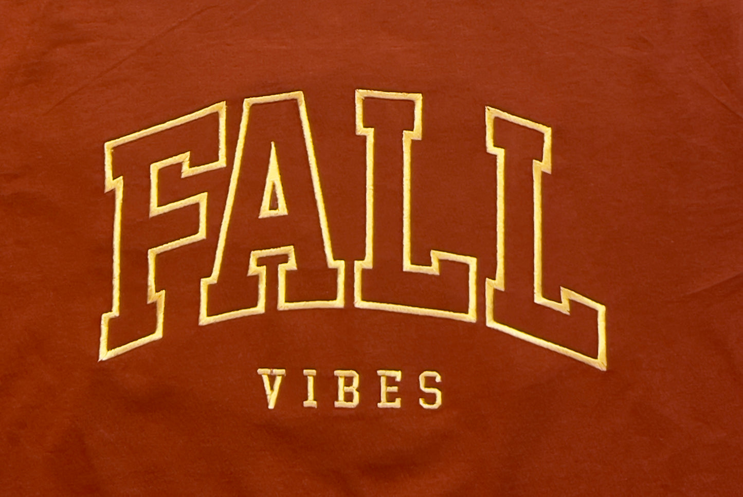 FALL Embroidered Long-Sleeve Shirt