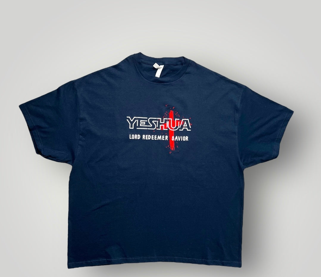 Yeshua Embroidered mens T